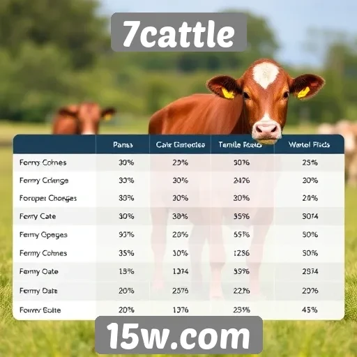 Comparativo de preços entre 7cattle e concorrentes